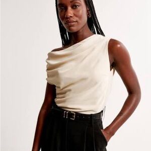 Abercrombie Asymmetrical Satin Set